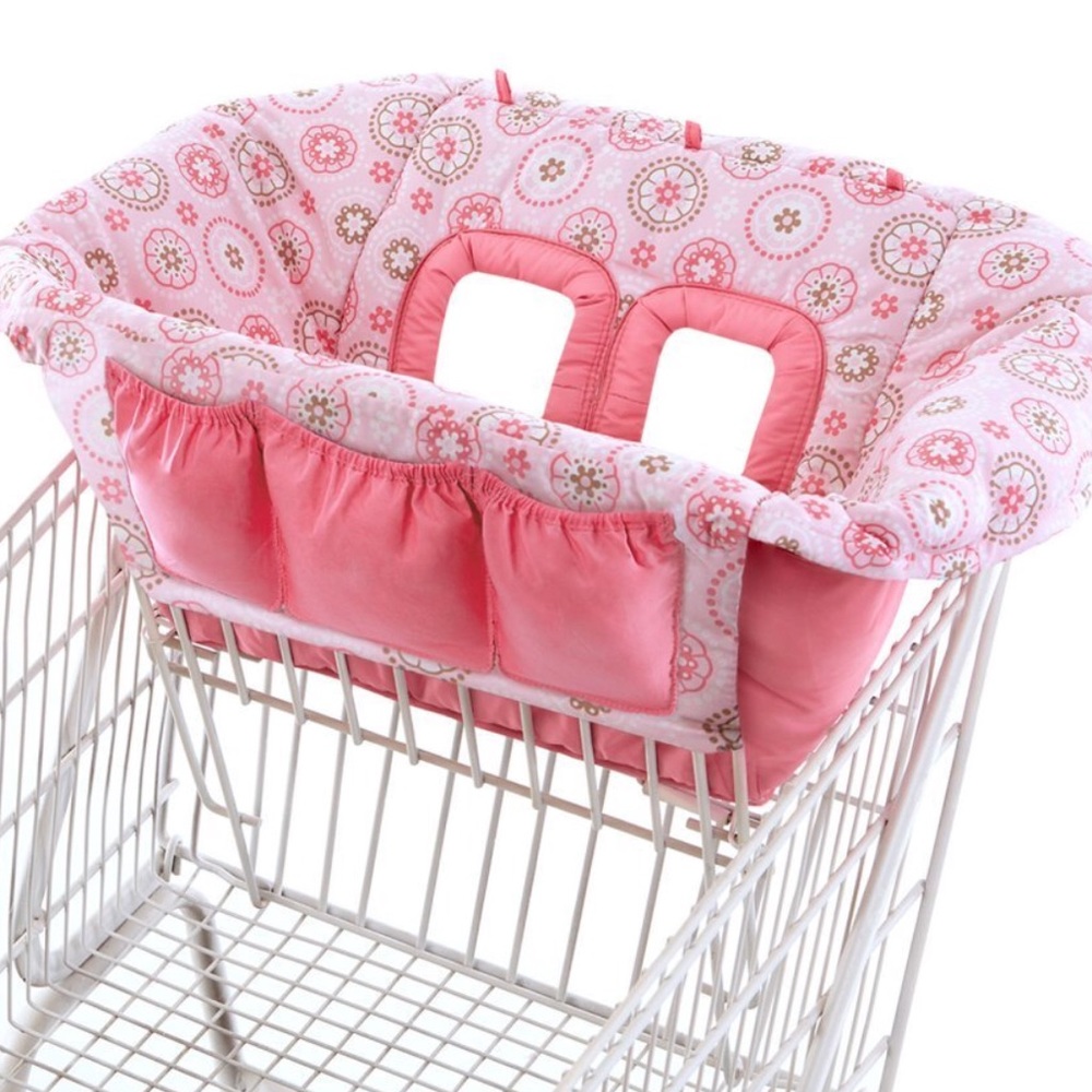 Basket cover for a baby girl